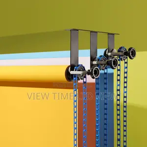 3 Roller Wall Mounting Manual Background Support System