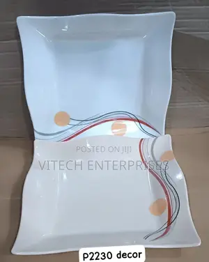 Melamine 6 PSC Square Plates
