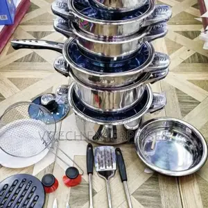 Marwa 30 Pieces Stainless Steel Cookware