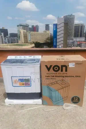 Von Hotpoint 10kgs Top Load Twin Tub Washing Machine.