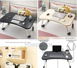 Folding Breakfast/ Study Table Laptop Desk on the Bed