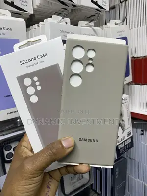 Samsung GALAXY S24 Ultra Silicone Case/Cover - Warm Gray