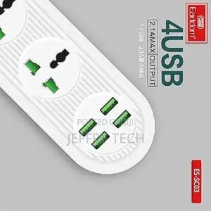 Earldom ES-SC03 Power Socket - White