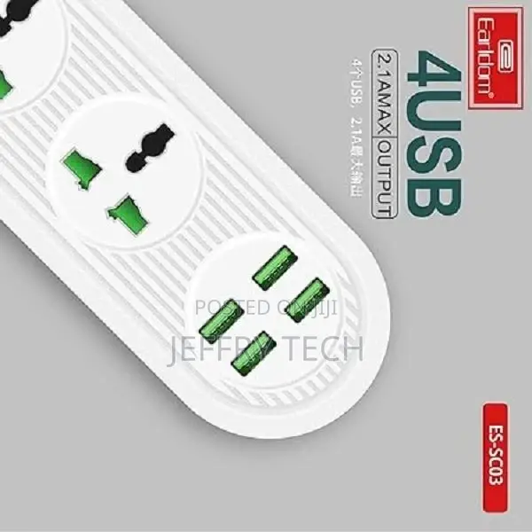 Earldom ES-SC03 Power Socket - White