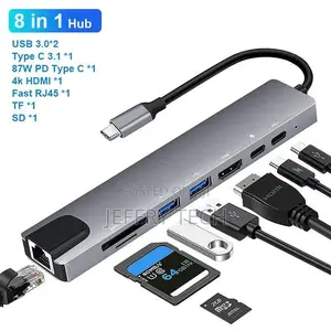 USB C Hub Type C 3.1 to HDMI Adapter With RJ45 Ethernet S