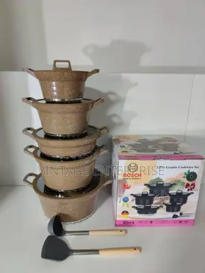 12pcs Bosch Cookware Set(Brown)