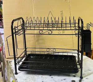 2layer Black Advanced Dish Rack