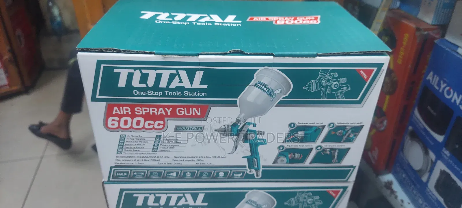 Total 600cc Manual Air Spray Gun