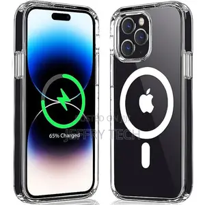 iPhone 14 Pro Max Clear/Transparent Magsafe Cover/Case-Wirel