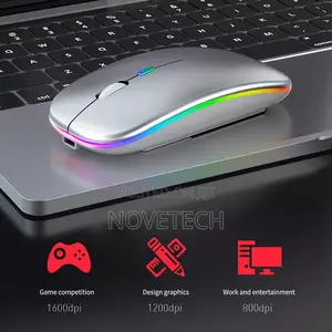 Wireless Rechargeable Mouse Cordless Mice for PC Laptop