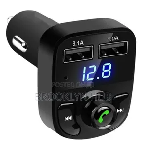 Bluetooth Car Modulator (With Two Usb Charging Slots)