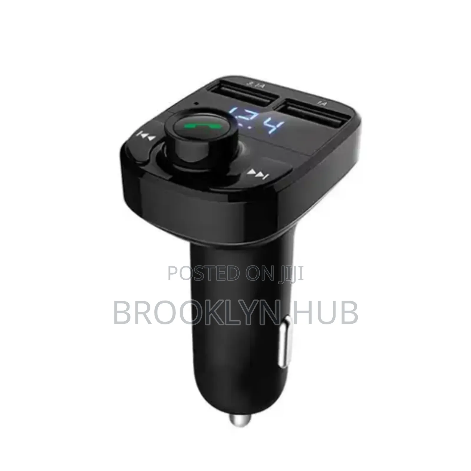 Bluetooth Car Modulator (With Two Usb Charging Slots)