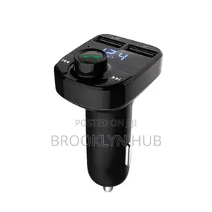 Bluetooth Car Modulator (With Two Usb Charging Slots)