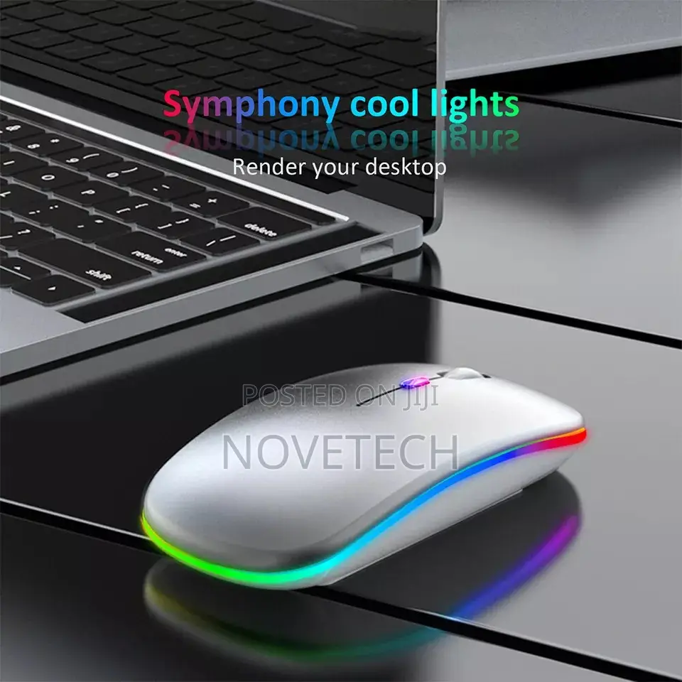 Bluetooth Rechargeable Wireless Mouse Mice for PC Laptop