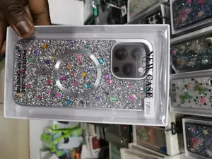 iPhone 14 Pro Max Magnetic Glitter Case, Luxury Plating Cute