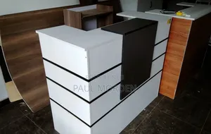 White Receptionist Office Table
