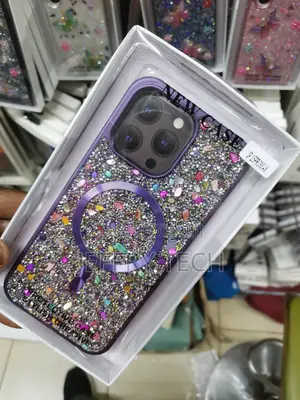 Magnetic Glitter Case for iPhone 15 Pro Max [Compatible With