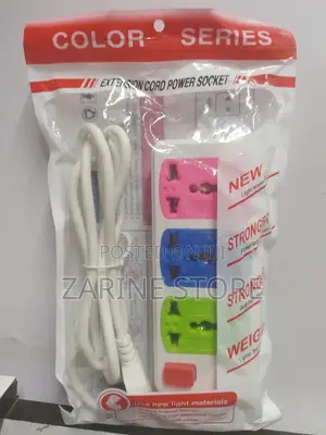 Extension Cord Power Socket 3ways 250V 10A