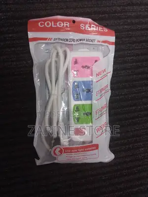 3 Ways Power Extension Corded With 3 Metres Wire
