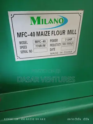 Maize Roller Mill Machine MFM-60 / MFC 40 1000kgs/Hr
