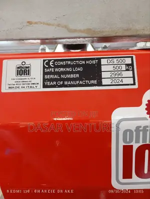 Concrete Hoist 500kg