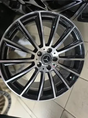 Black Silver Mercedes Benz Rims Size 19