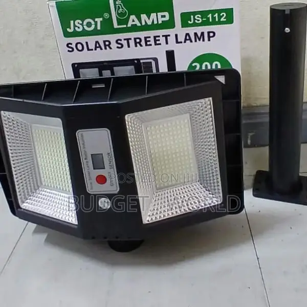 Darkness and Motion Sensor 300 Watts Double Sided Solar ^