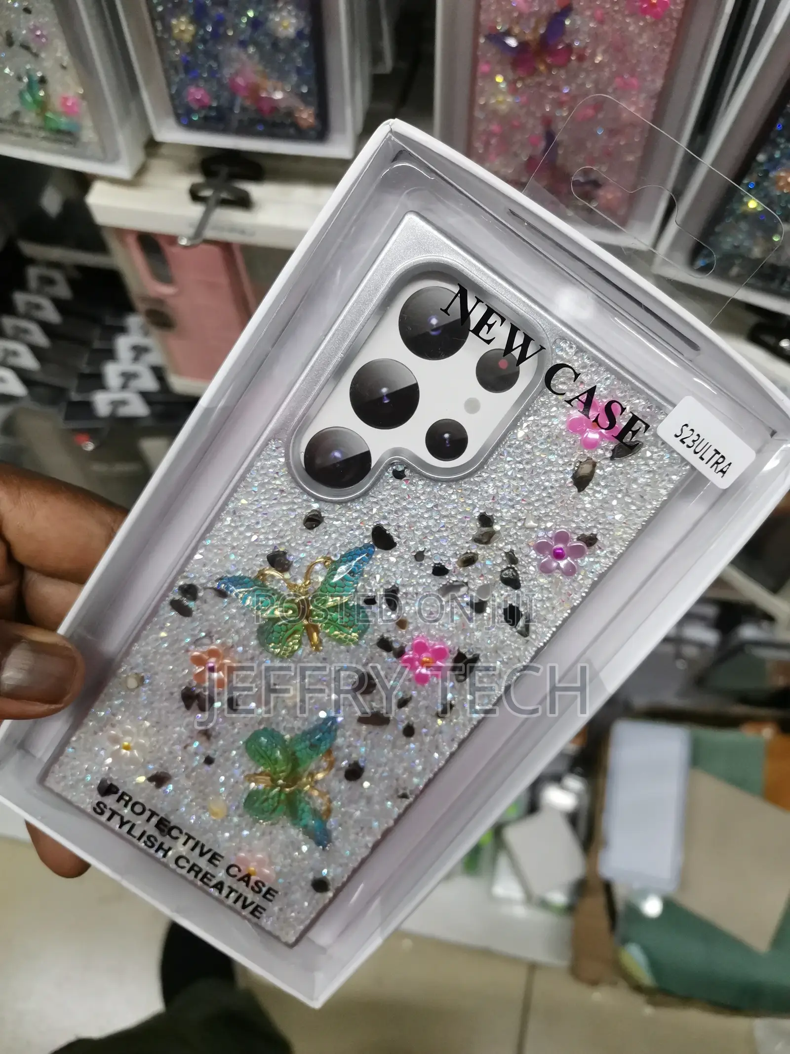 Case for Samsung Galaxy S23 Ultra Case 6.8''glitter Bling Fo