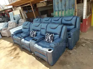 Dark Grey 7 Seater Sub-Recliner