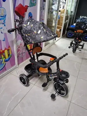Baby Tricycle With Pusher