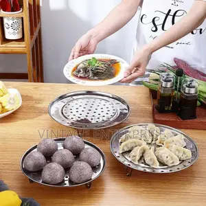 Multifunctional Stainless Steel Steamer Rack