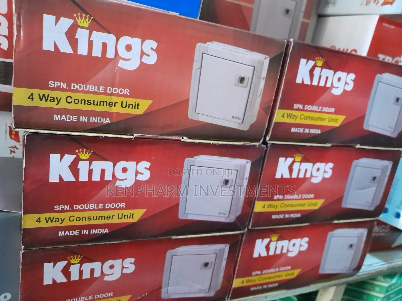 Kings 4 Way Consumer Unit;Spn
