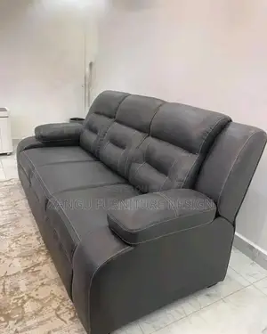 3-Seater Leather Semi Recliner Sofas