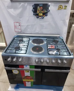 60*90 Von 4+2 With Gas Compartment Standing Cooker
