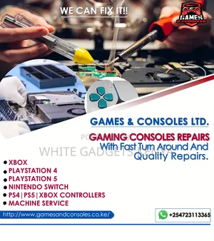 Repair Ps5 Ps4 Ps3 Ps2 Ps1 Xbox Nintendo