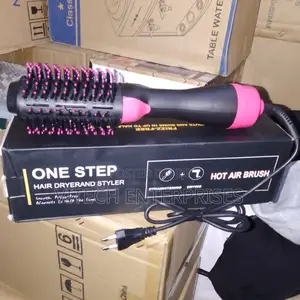 Electric Hair Straightener Brush/ Dryer