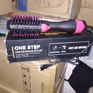 Electric Hair Straightener Brush/ Dryer