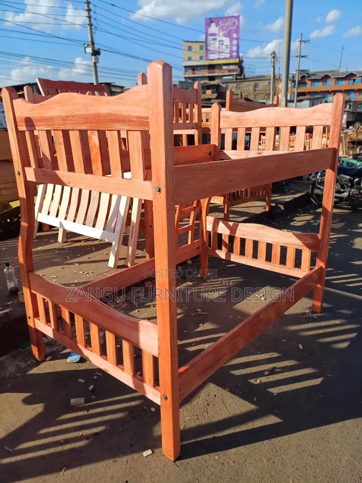 Perfectly Made Double Decker Bed
