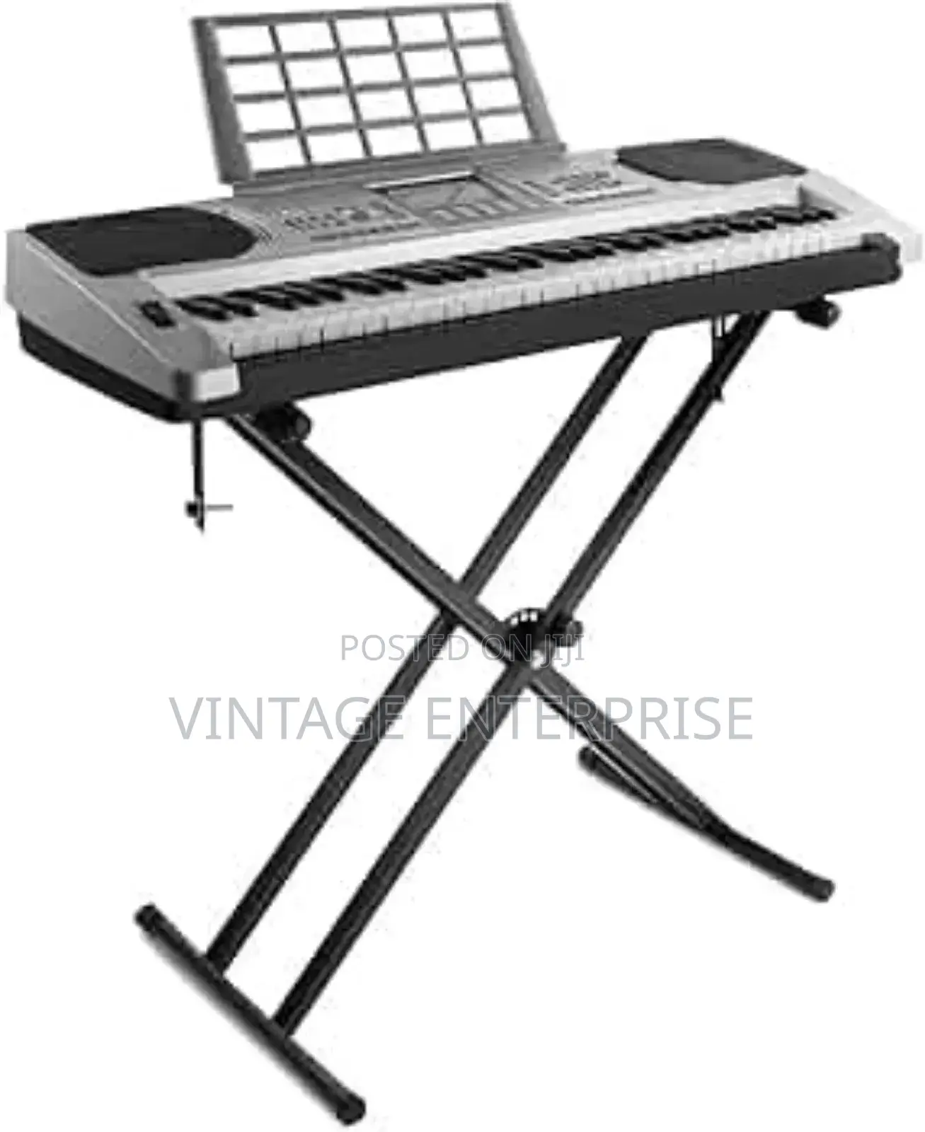 Piano /Keyboard Stand With Locking Stands Double X Shape