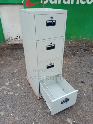 4 Drawer Lockable File Cabinet