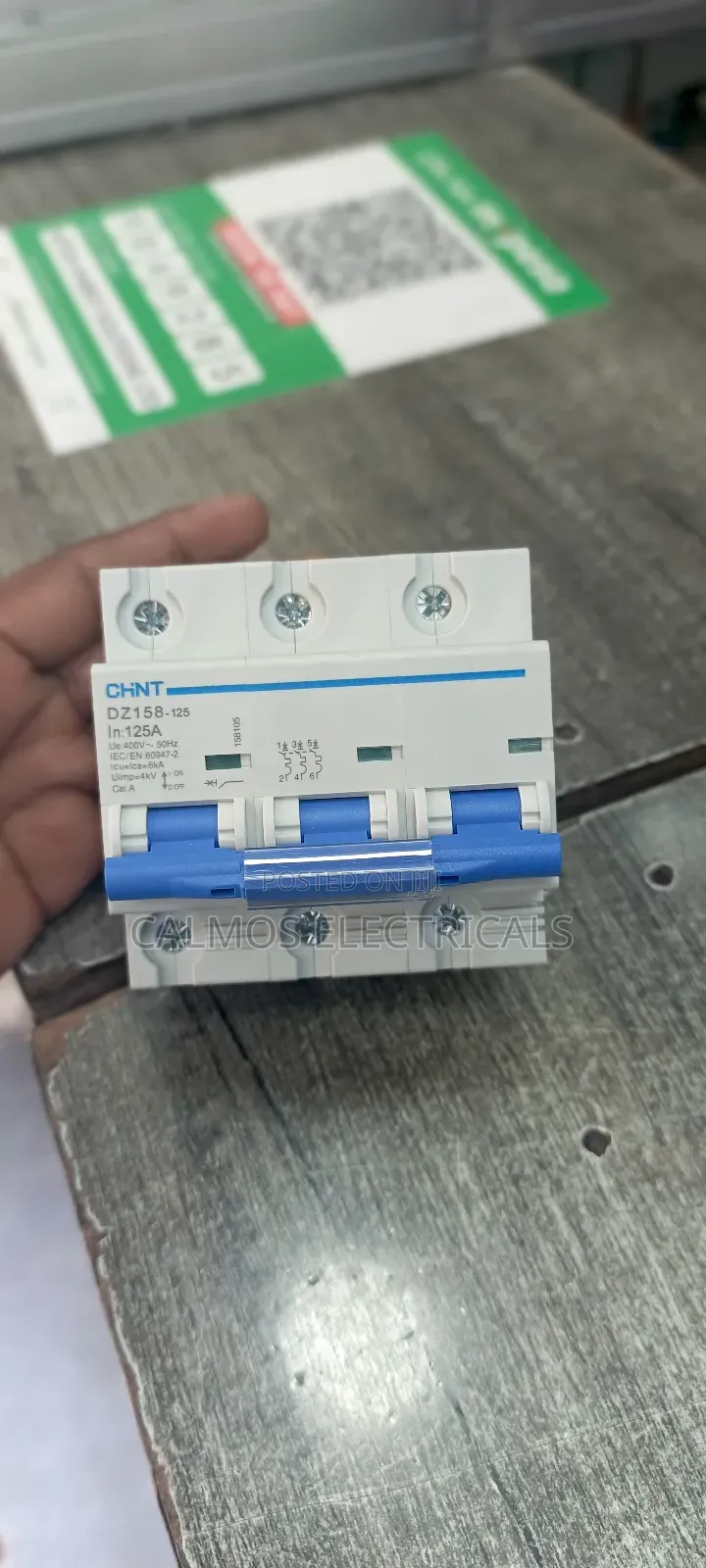3pole MCB 125a