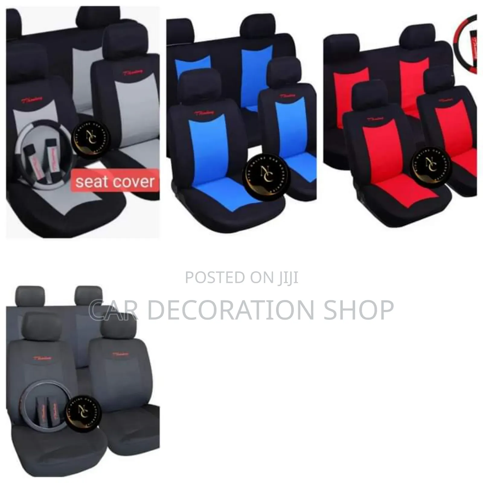 Cloth Washable Fabric Colored Seat Covers