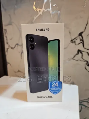New Samsung Galaxy A06 64 GB Black