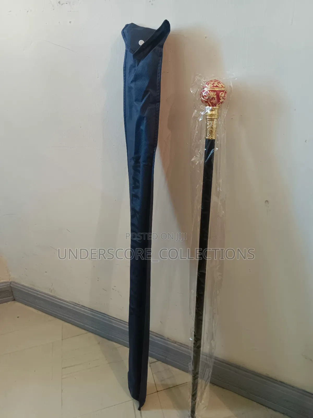 Men Walking Stick With Knife