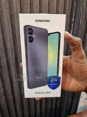 New Samsung Galaxy A06 128 GB Black