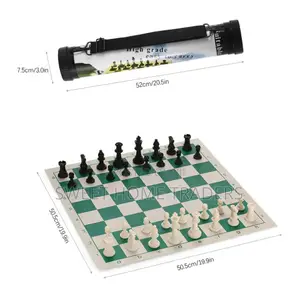 Foldable Chess Mat With a Bag