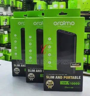 Oraimo Toast 10 Flash 10,000mah P118D Power Bank