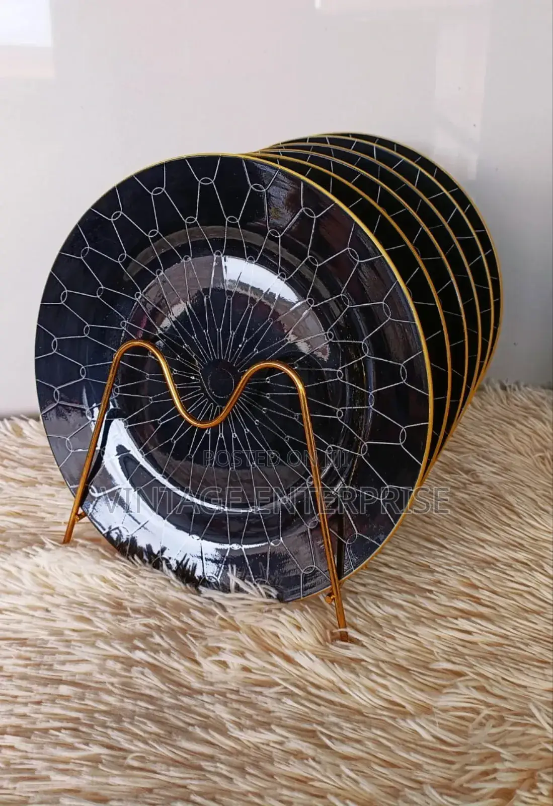 Beautiful Ceramic 6pcs Plate Set