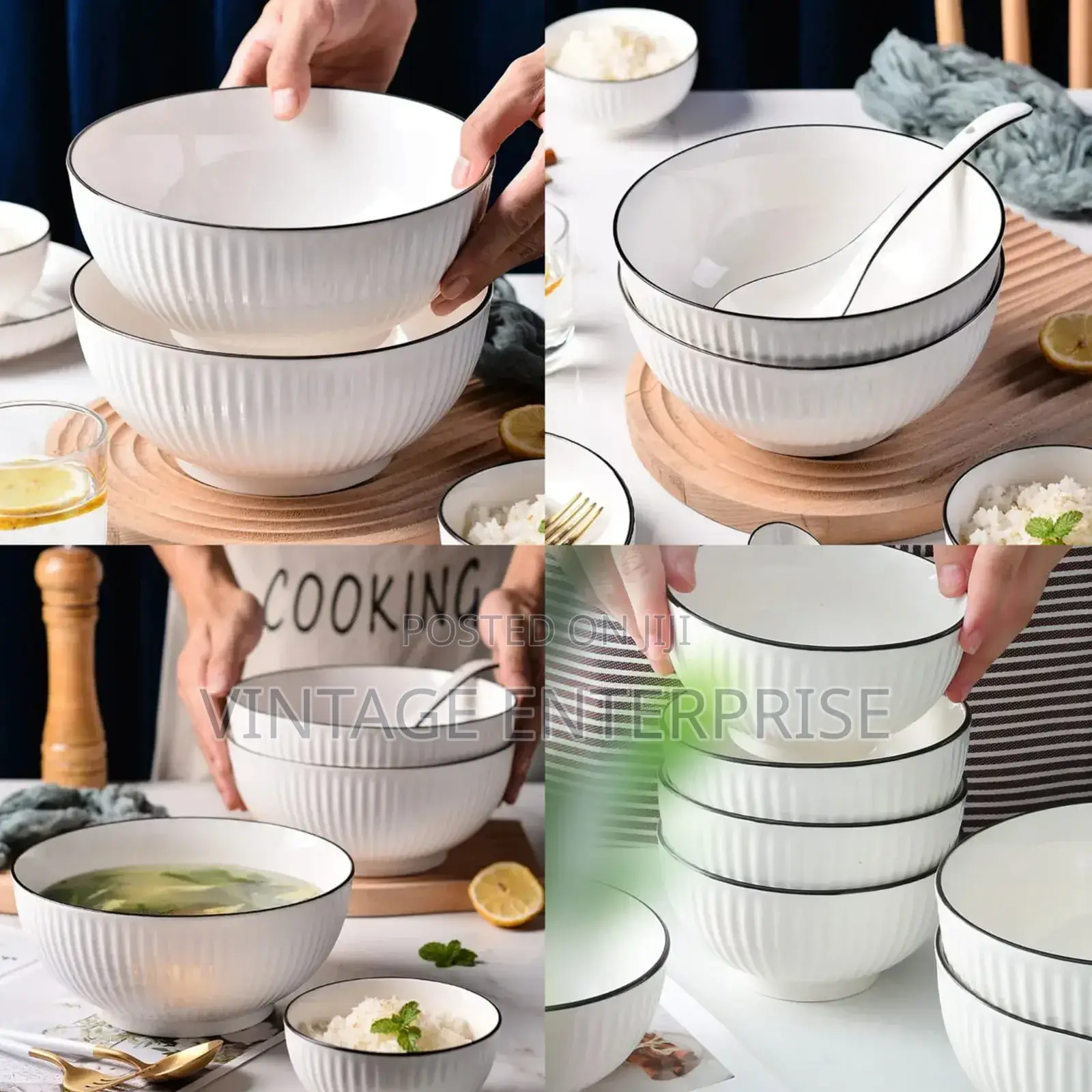 6pcs Japanese Excellent Ceramic Bowl's