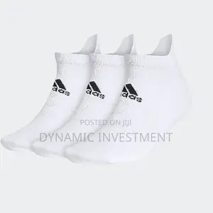 Adidas Ankle Socks 3 Pairs Size UK 6-8